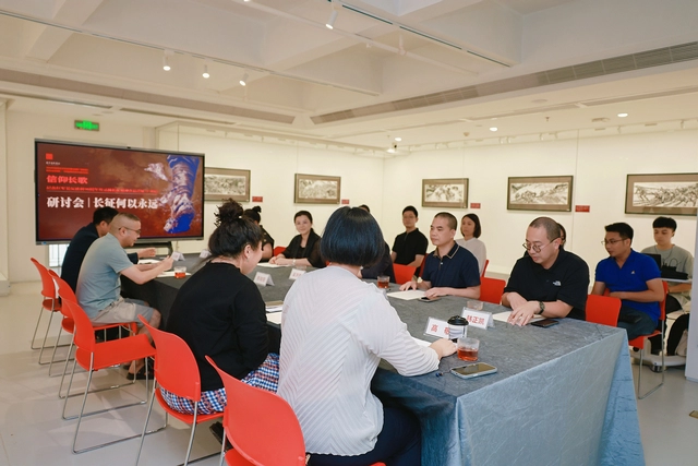 “信仰长歌”纪念红军长征胜利90周年暨弘扬长征精神作品巡展首展在岭南画派纪念馆开幕(图10) “信仰长歌”纪念红军长征胜利90周年暨弘扬长征精神作品巡展首展在岭南画派纪念馆开幕(图10)